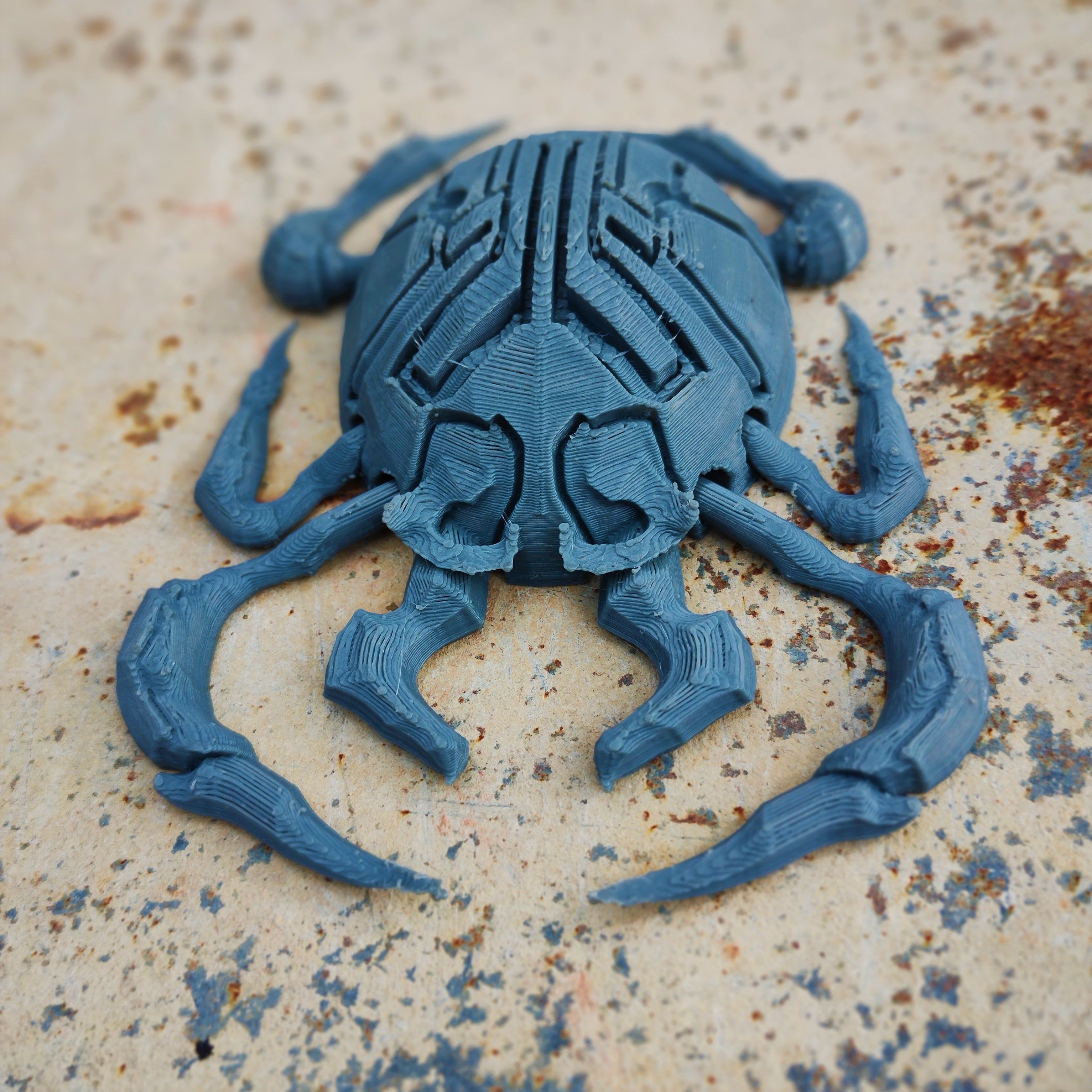 Blue Beetle Scarab 3D print model_2