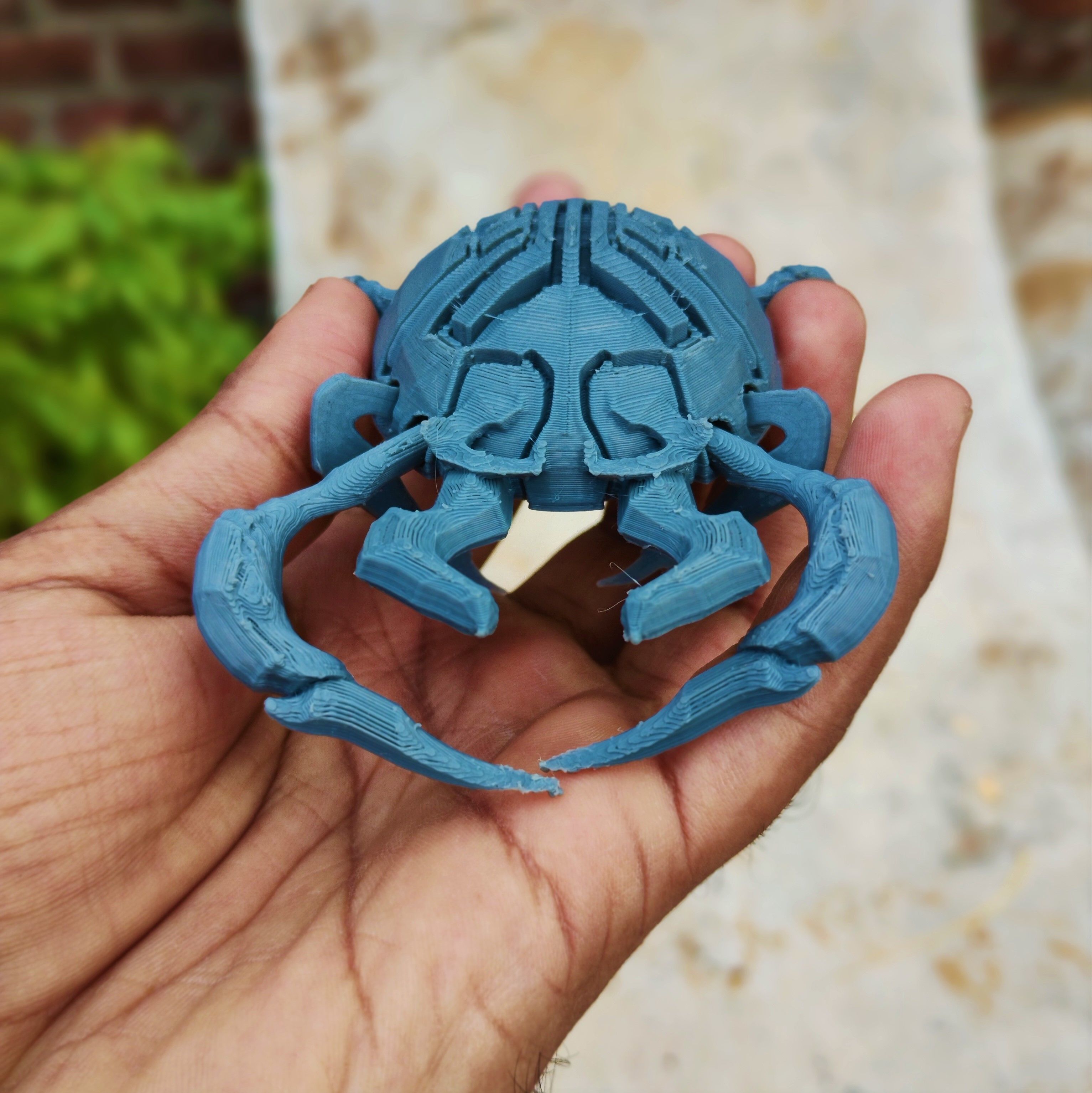 Blue Beetle Scarab 3D print model_1