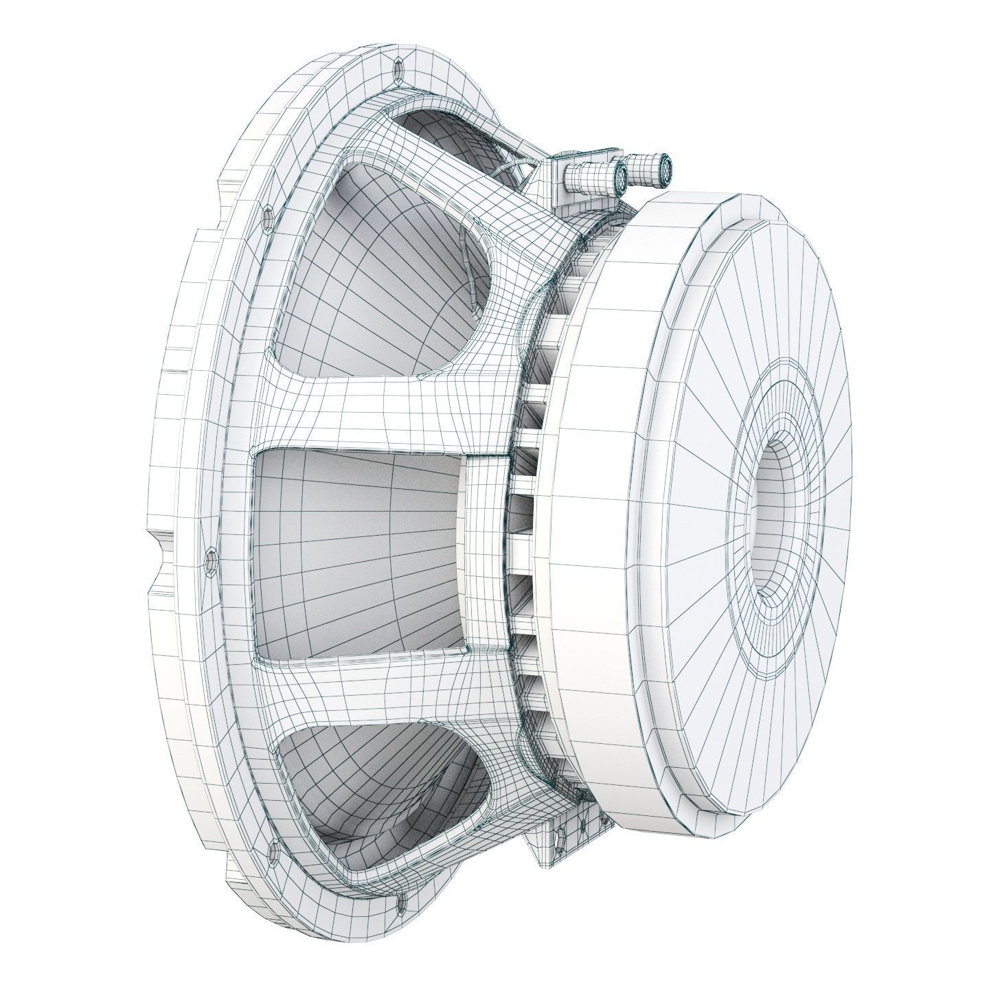 Powerful subwoofer Ciare 12 SW 3D model_16