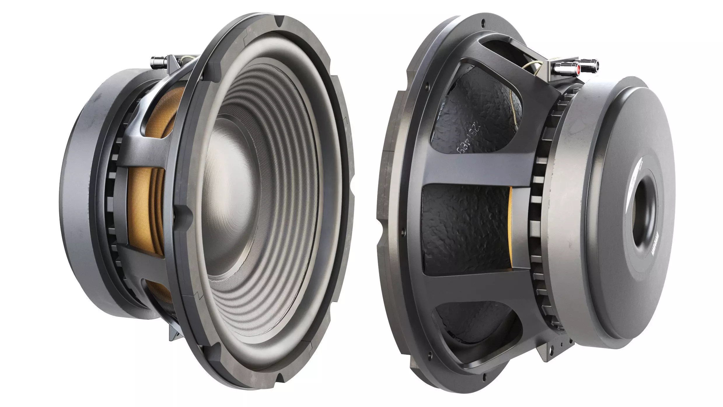 Powerful subwoofer Ciare 12 SW 3D model_0