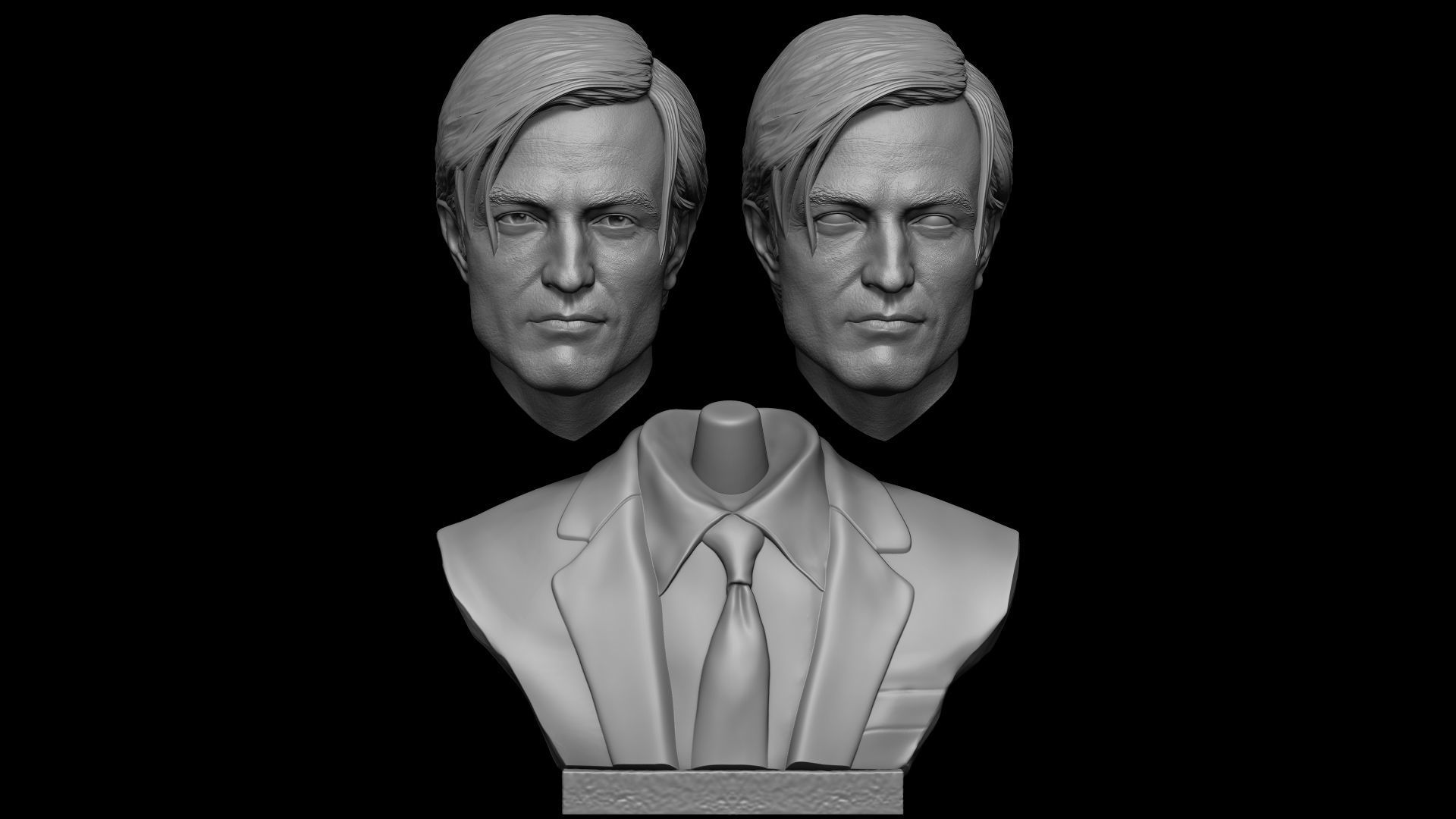 Robert Pattinson 3D print model_9
