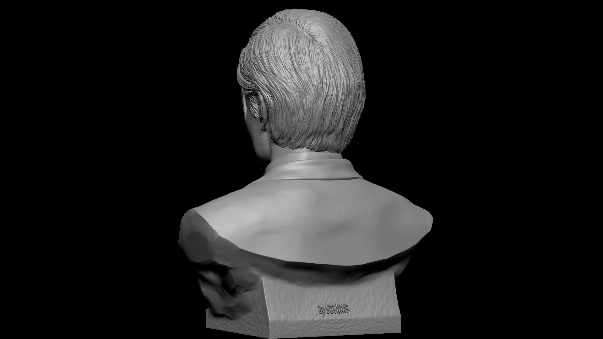 Robert Pattinson 3D print model_16