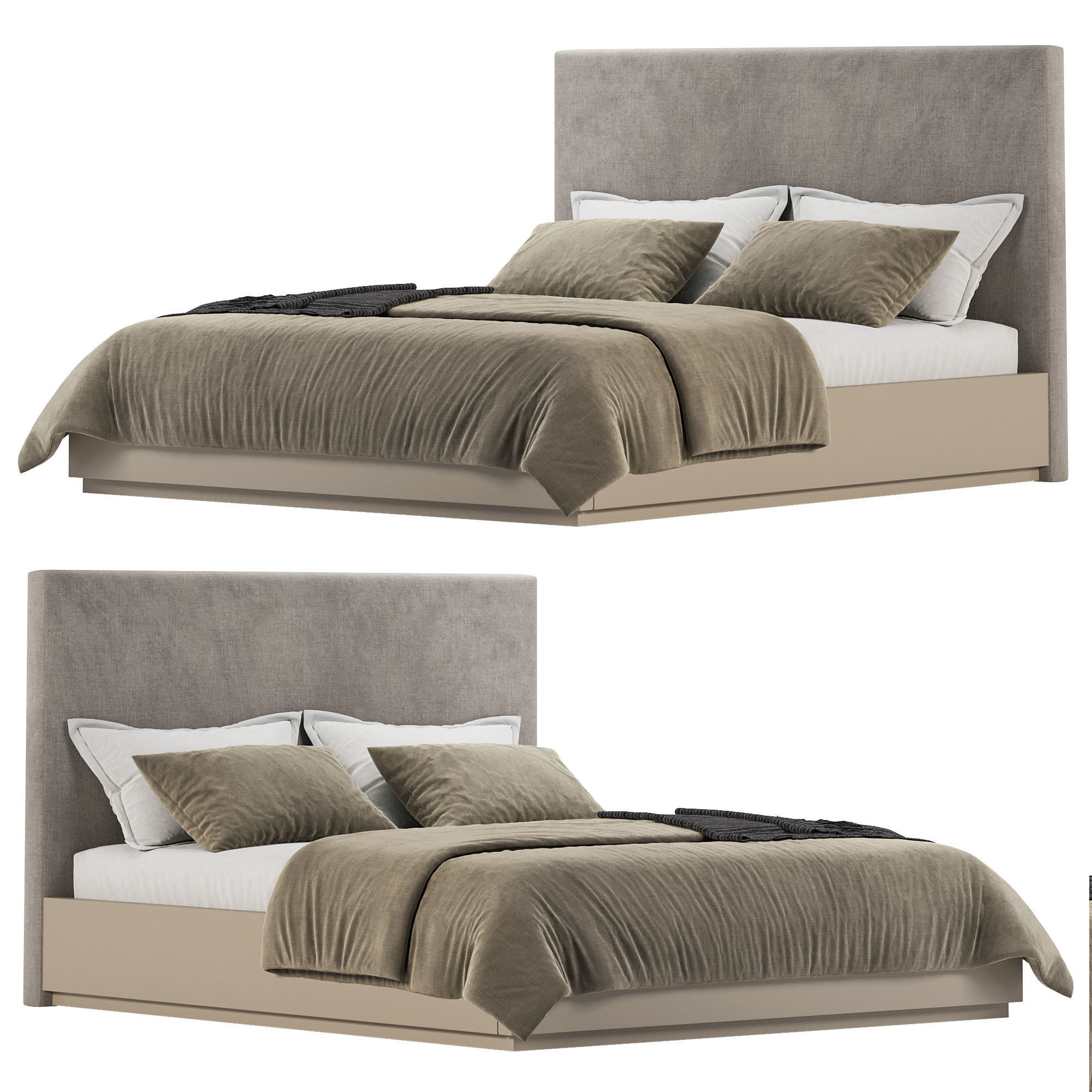 Cantao Bed  3D model_1