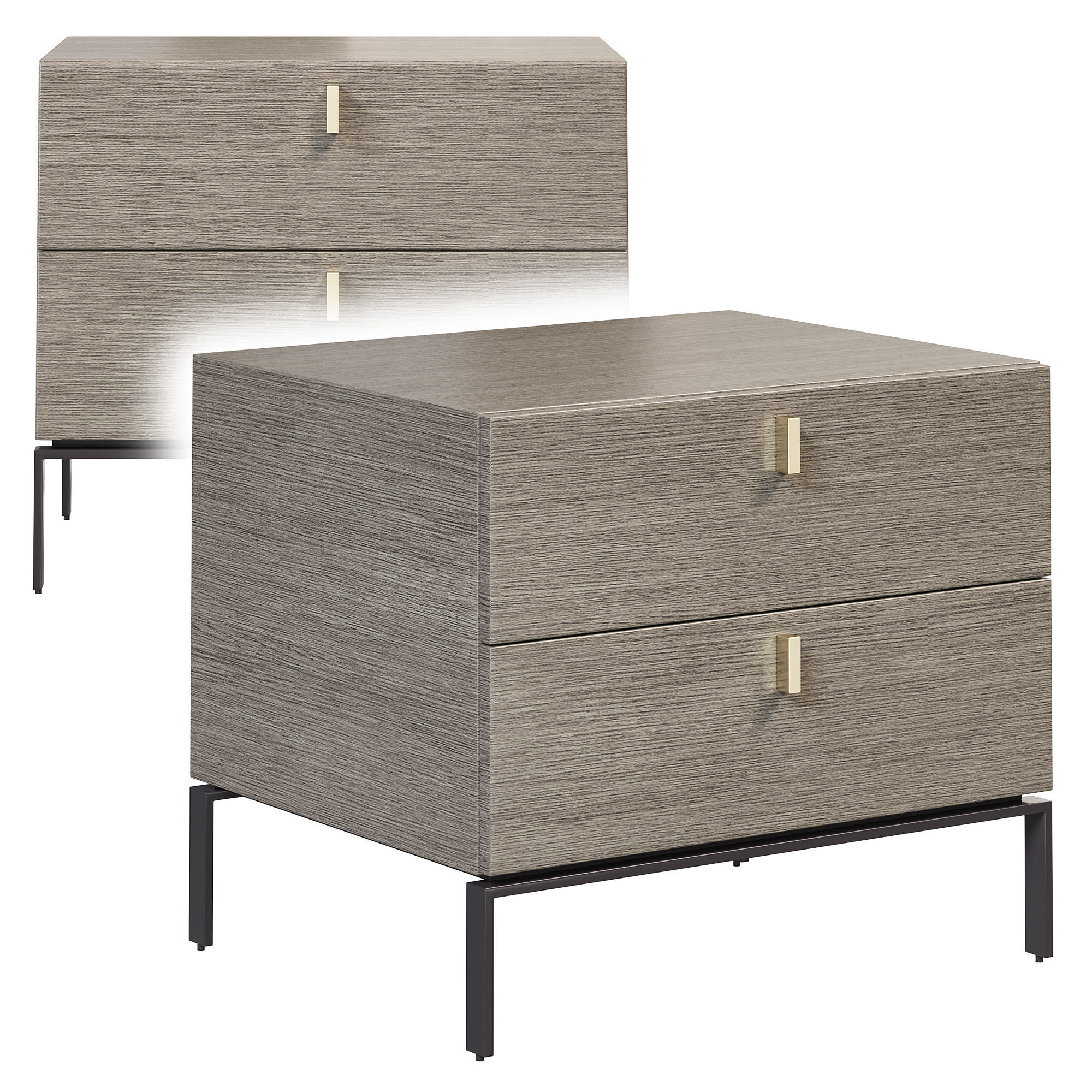 48 modern wood abstract coffee table by homary 3D model_2