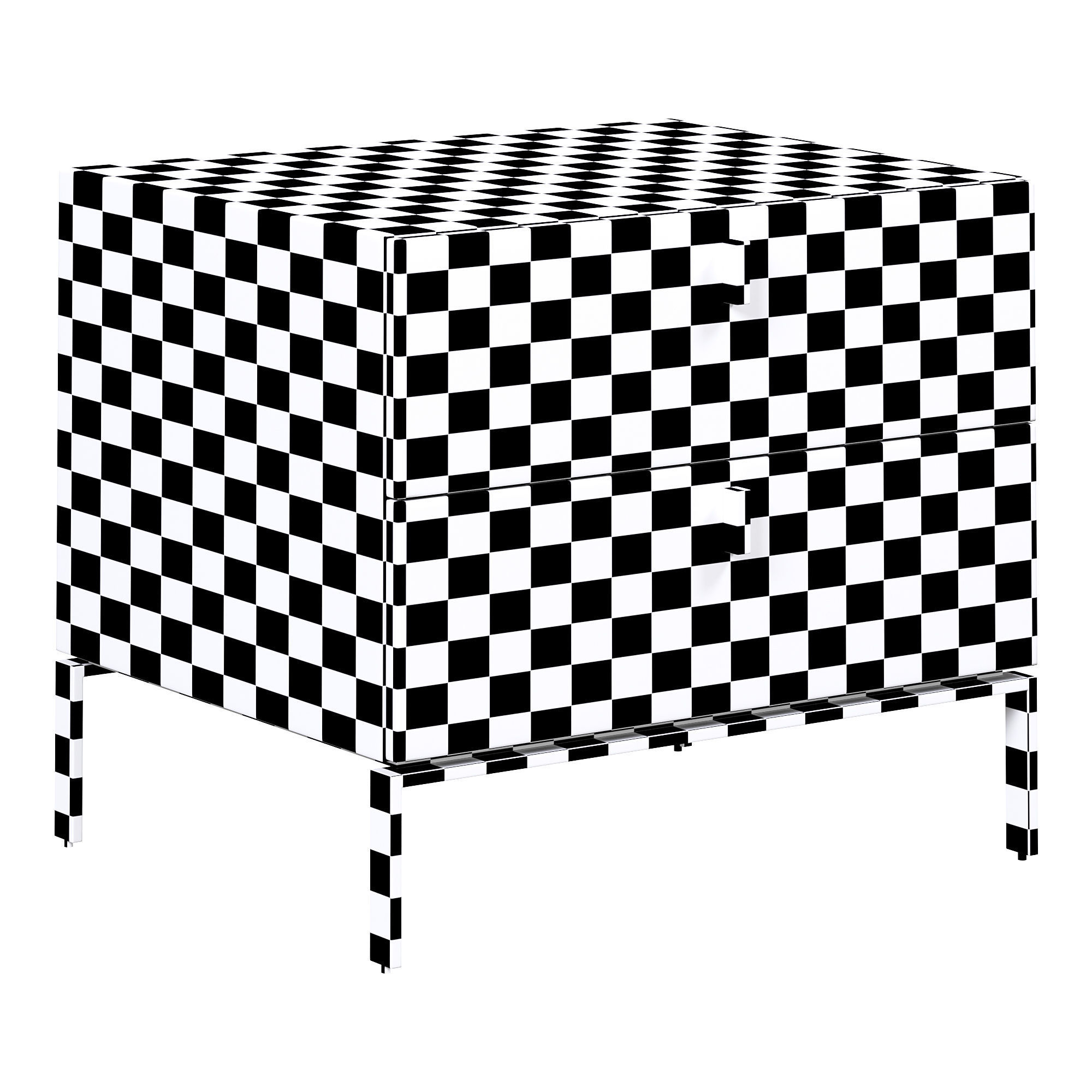 48 modern wood abstract coffee table by homary 3D model_4