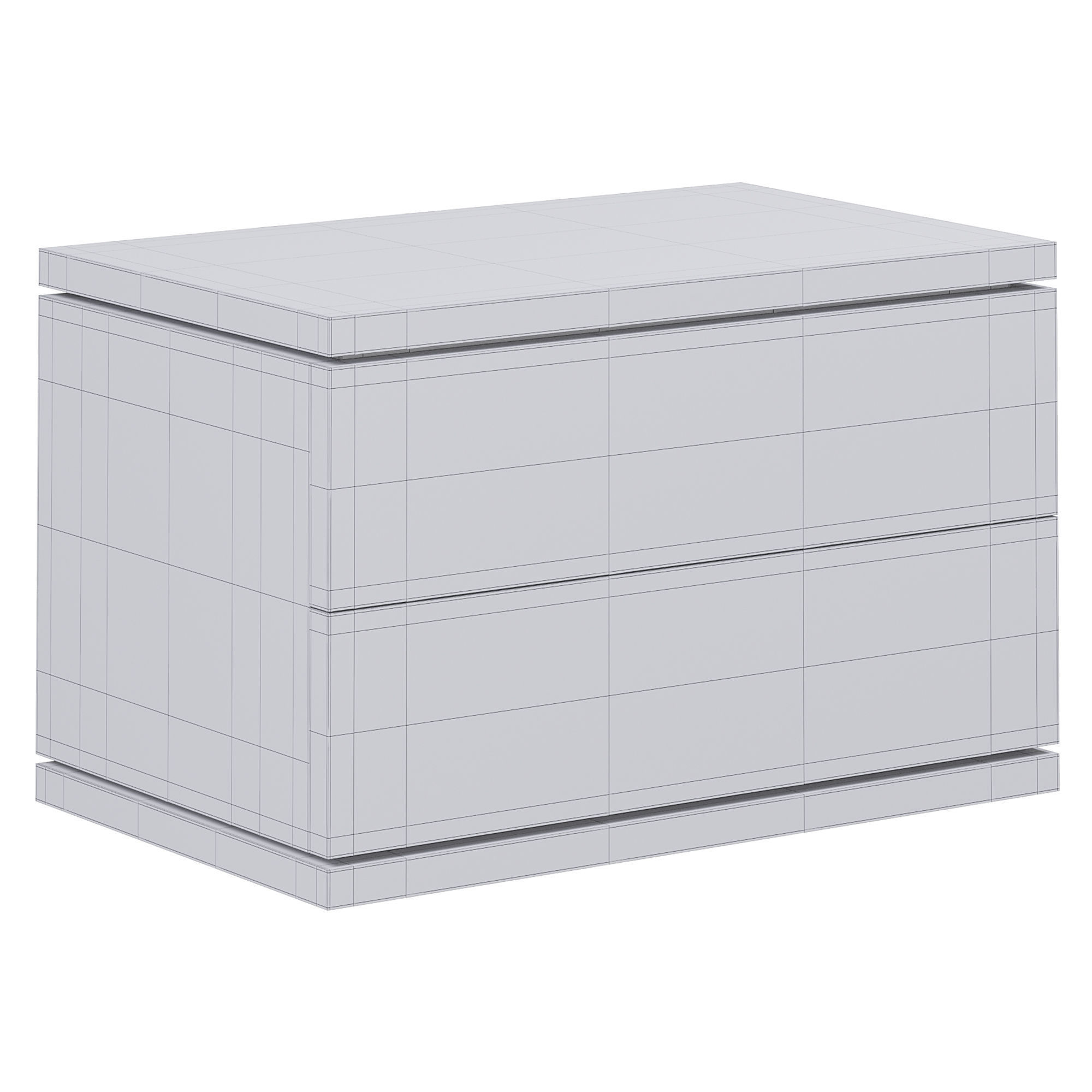 Cairo bedside  table 3D model_3