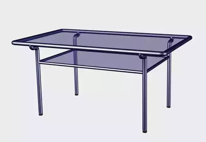 Table from interior set 3D model