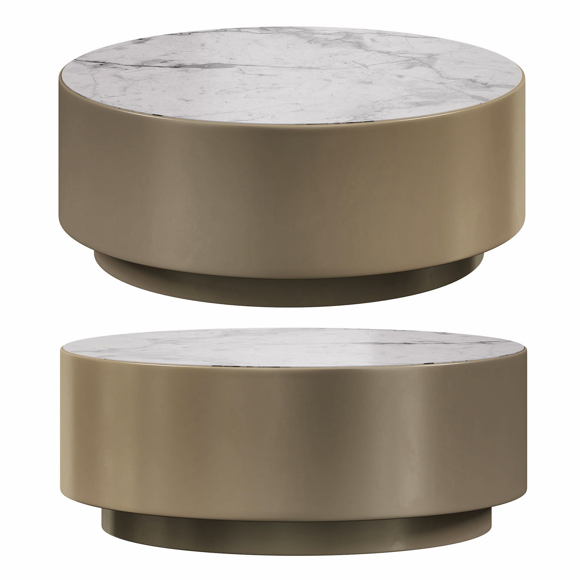 GOLD COFFEE TABLE 3D model_1