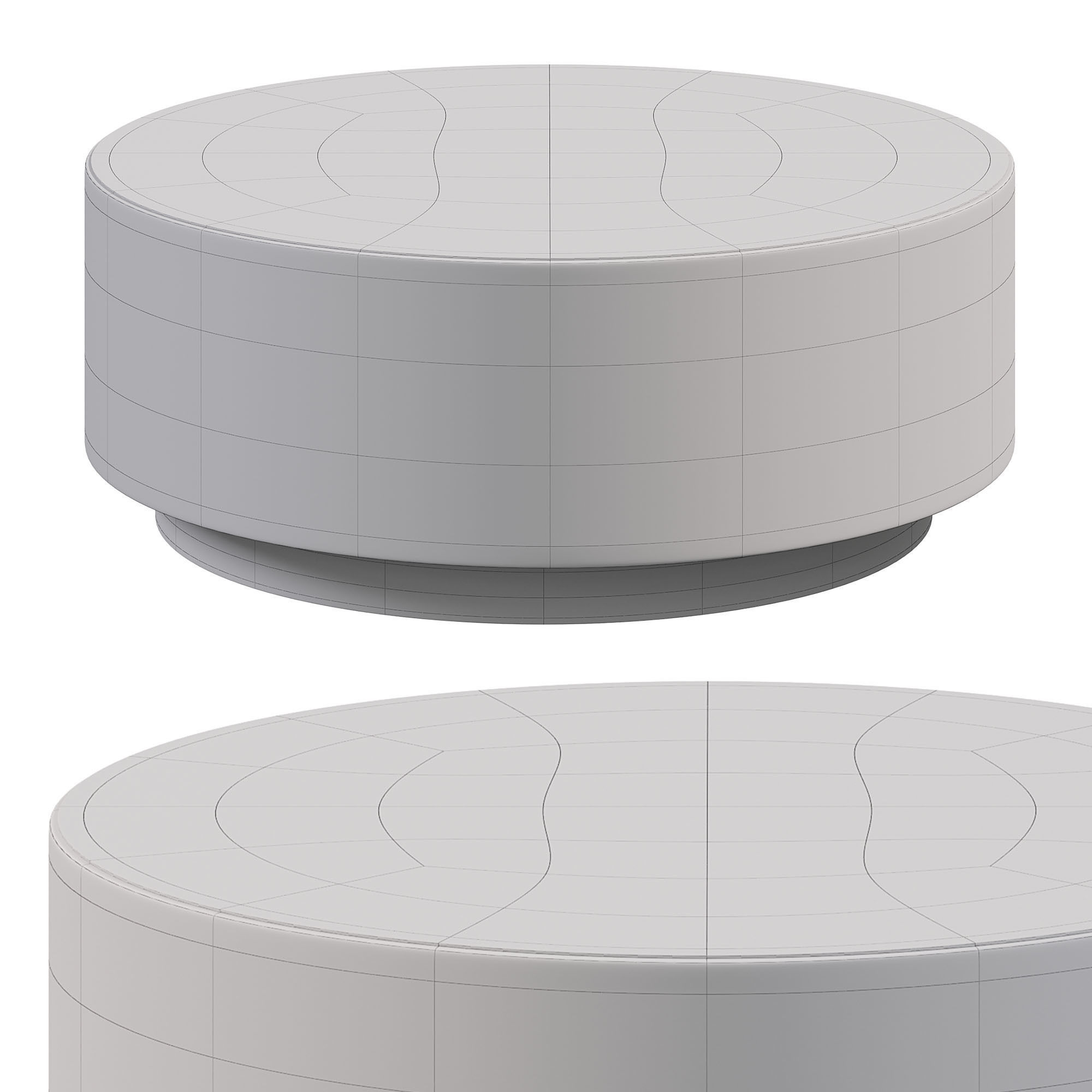 GOLD COFFEE TABLE 3D model_3