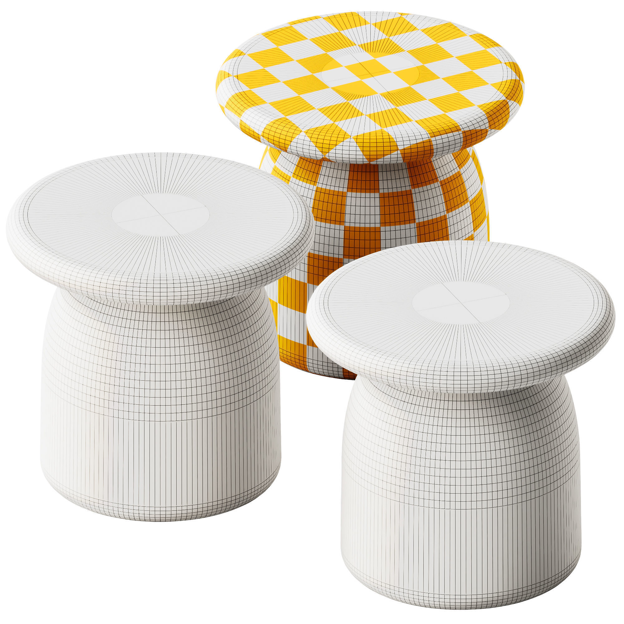 URBI et ORBI SUNDTAN Round Coffee Table 3D model_4