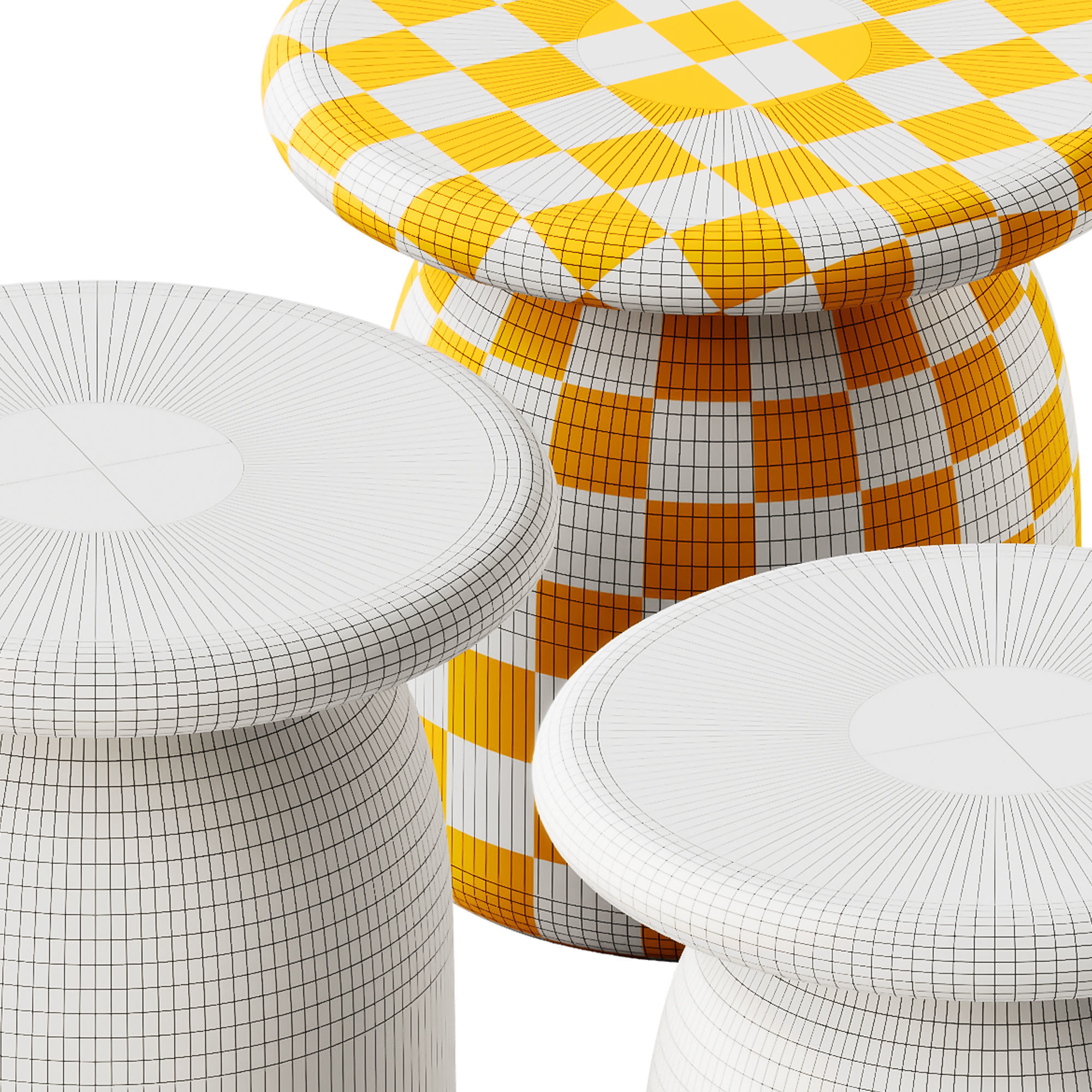 URBI et ORBI SUNDTAN Round Coffee Table 3D model_5