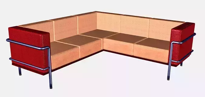 Corner sofa from interior set