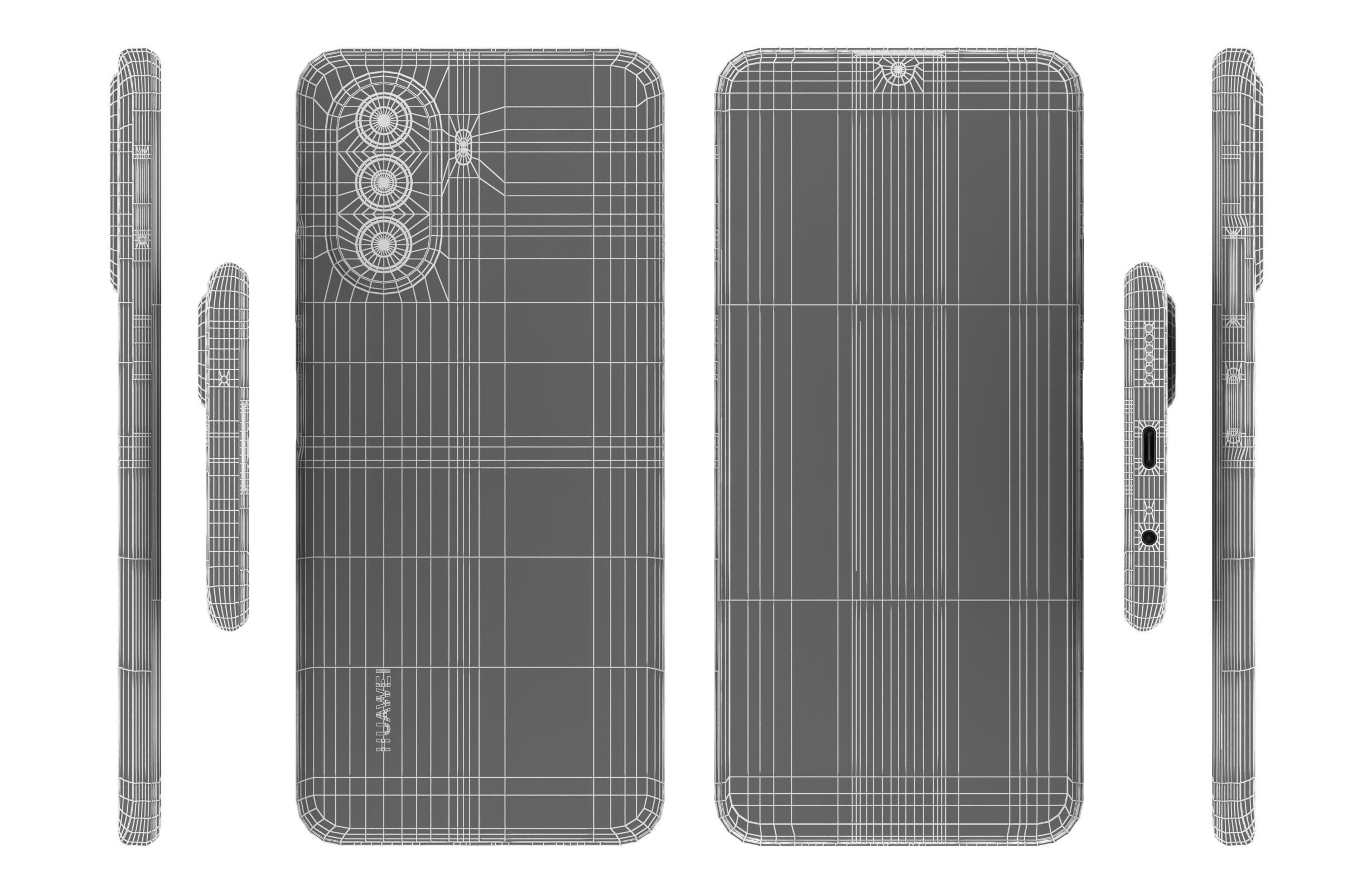 Huawei Nova Y71 All Colors 3D model_25