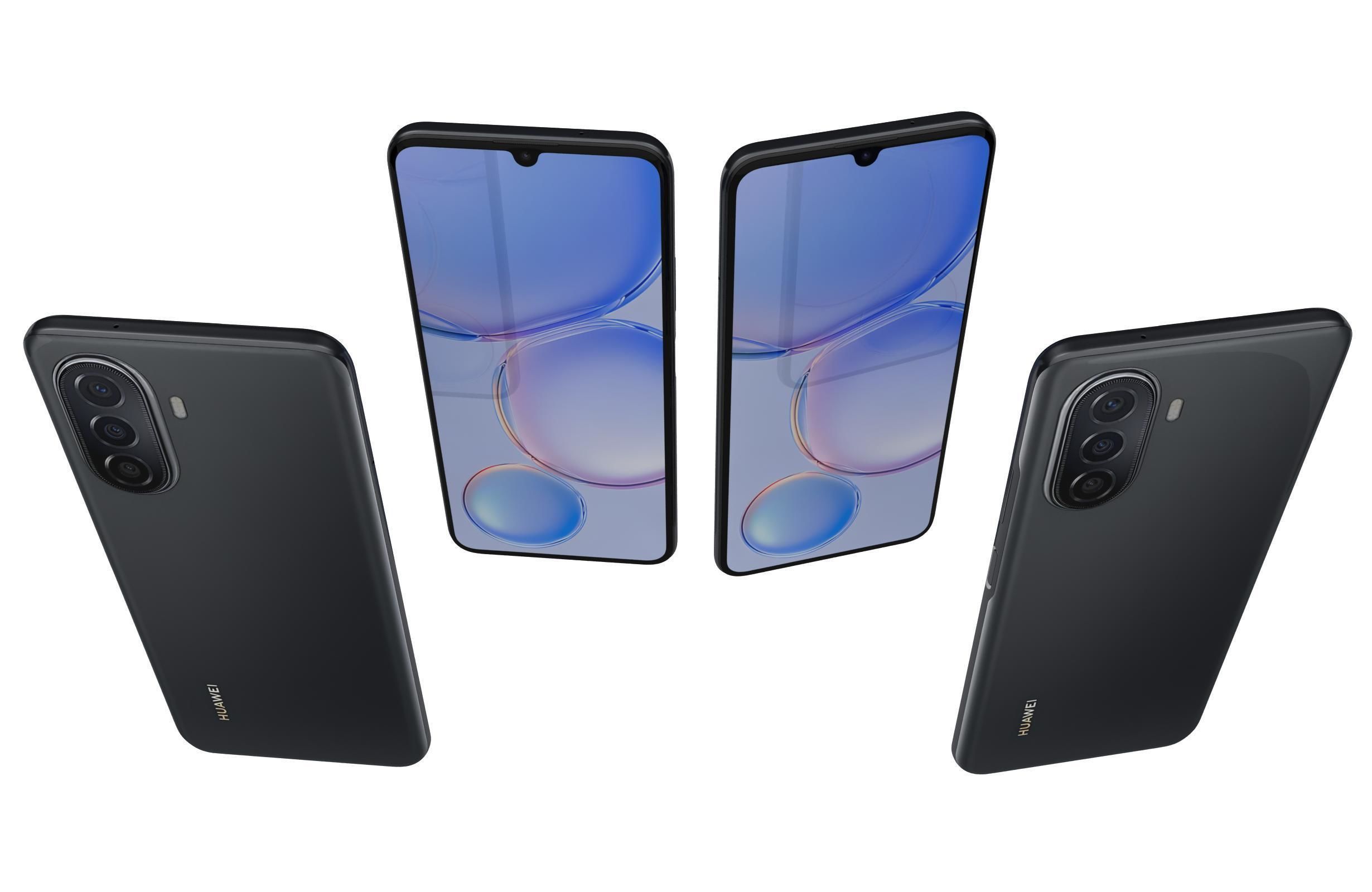 Huawei Nova Y71 All Colors 3D model_9