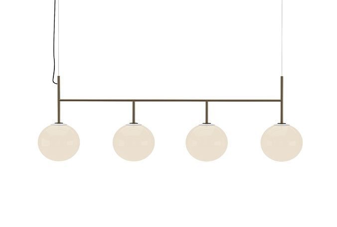 TR Bulb Linear Pendant Light 3D model