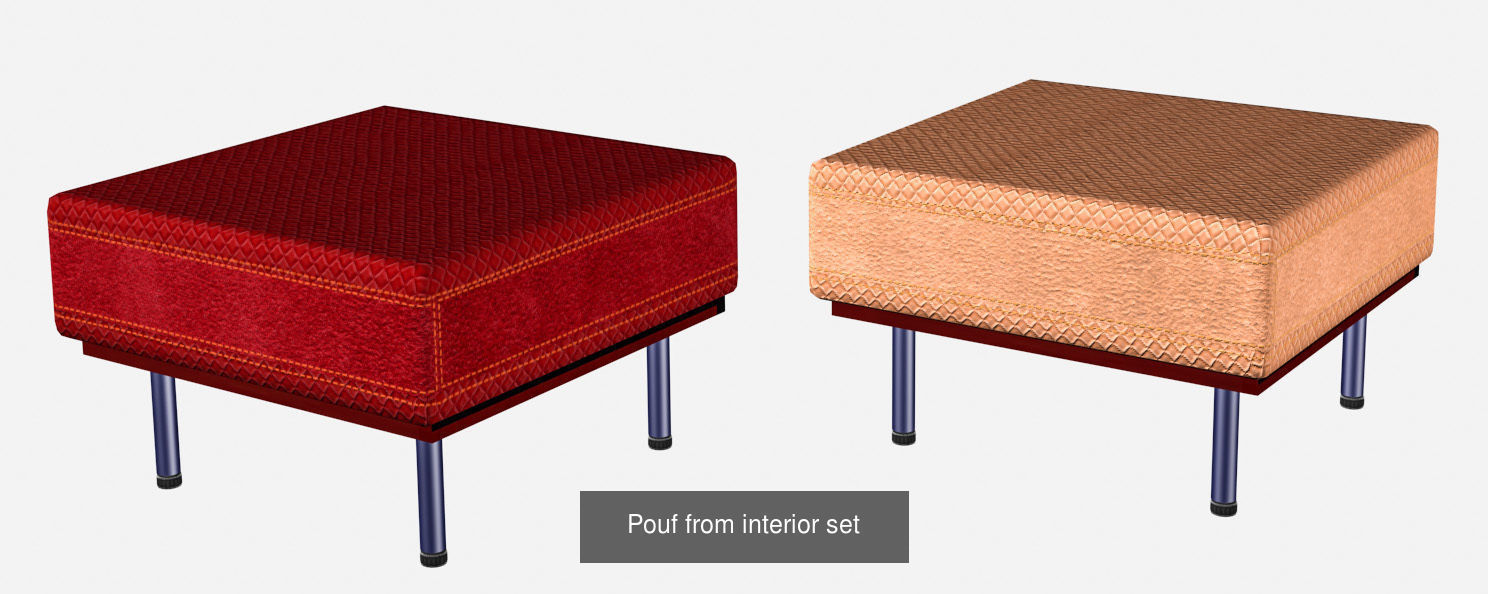 Home interior set 3D Model Collection_9