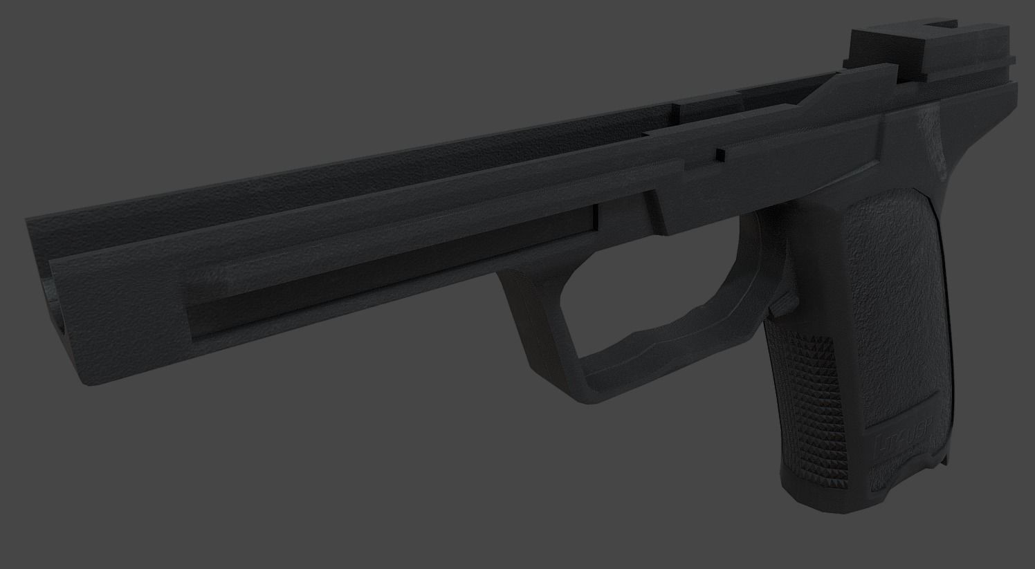 HK USP Match 9mmx19 Low-poly 3D model_9