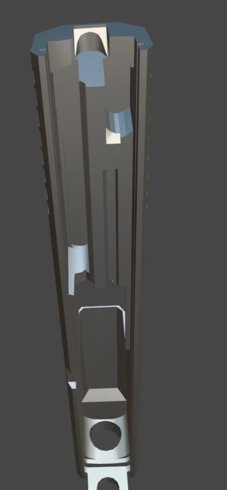 HK USP Match 9mmx19 Low-poly 3D model_31