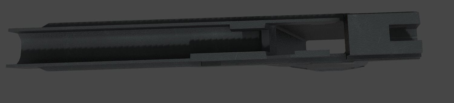 HK USP Match 9mmx19 Low-poly 3D model_11