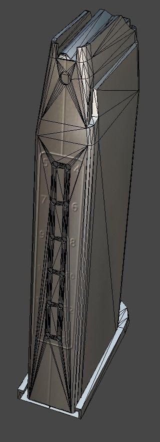 HK USP Match 9mmx19 Low-poly 3D model_46