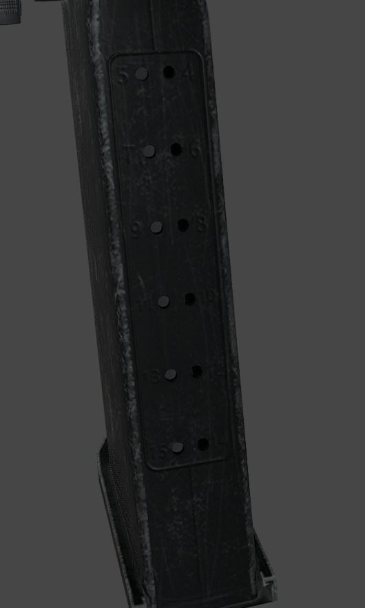 HK USP Match 9mmx19 Low-poly 3D model_22