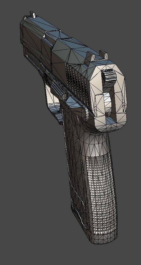 HK USP Match 9mmx19 Low-poly 3D model_47