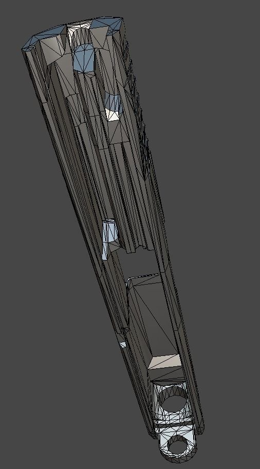 HK USP Match 9mmx19 Low-poly 3D model_42