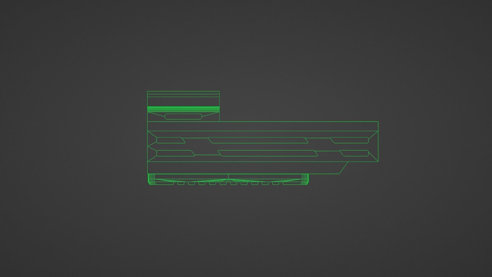SP SABER SMG Low-poly 3D model_12
