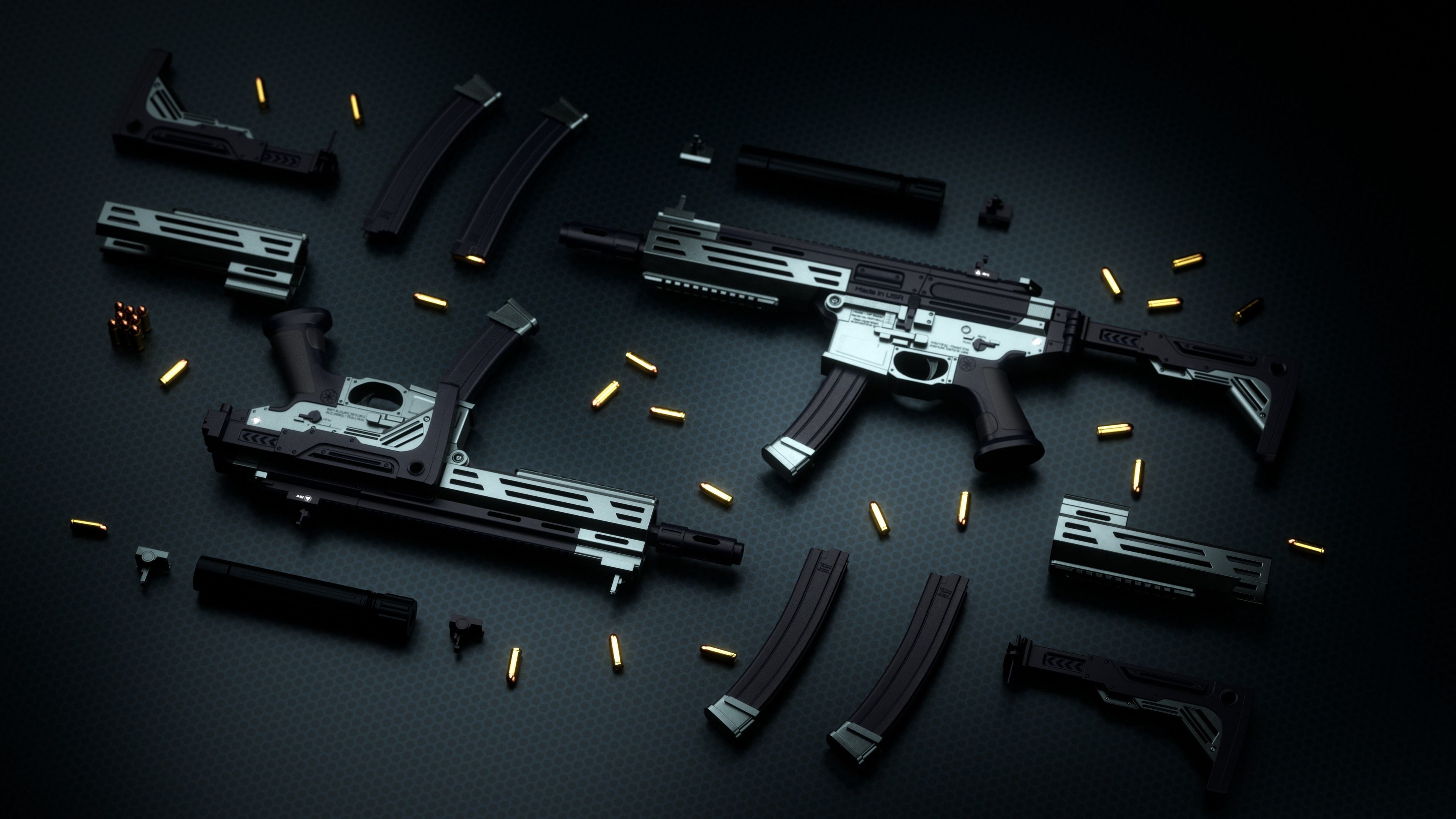 SP SABER SMG Low-poly 3D model_2