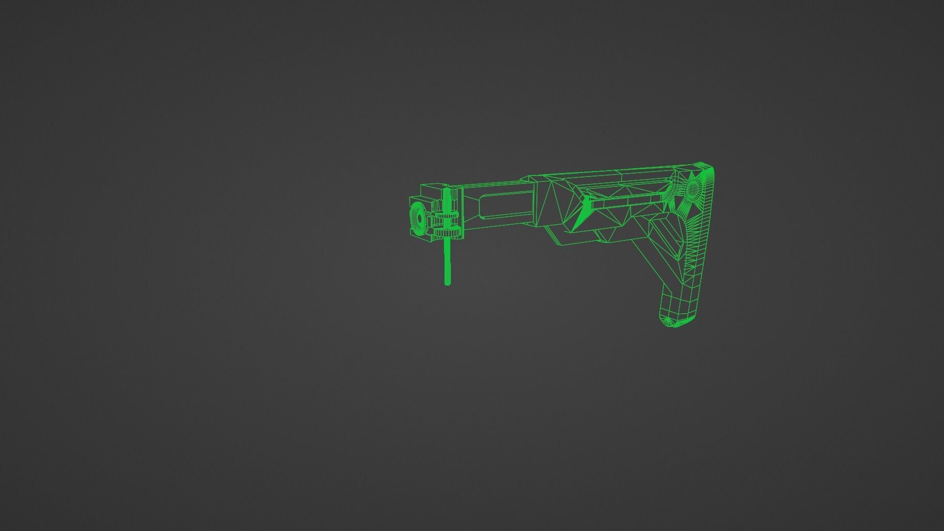 SP SABER SMG Low-poly 3D model_21
