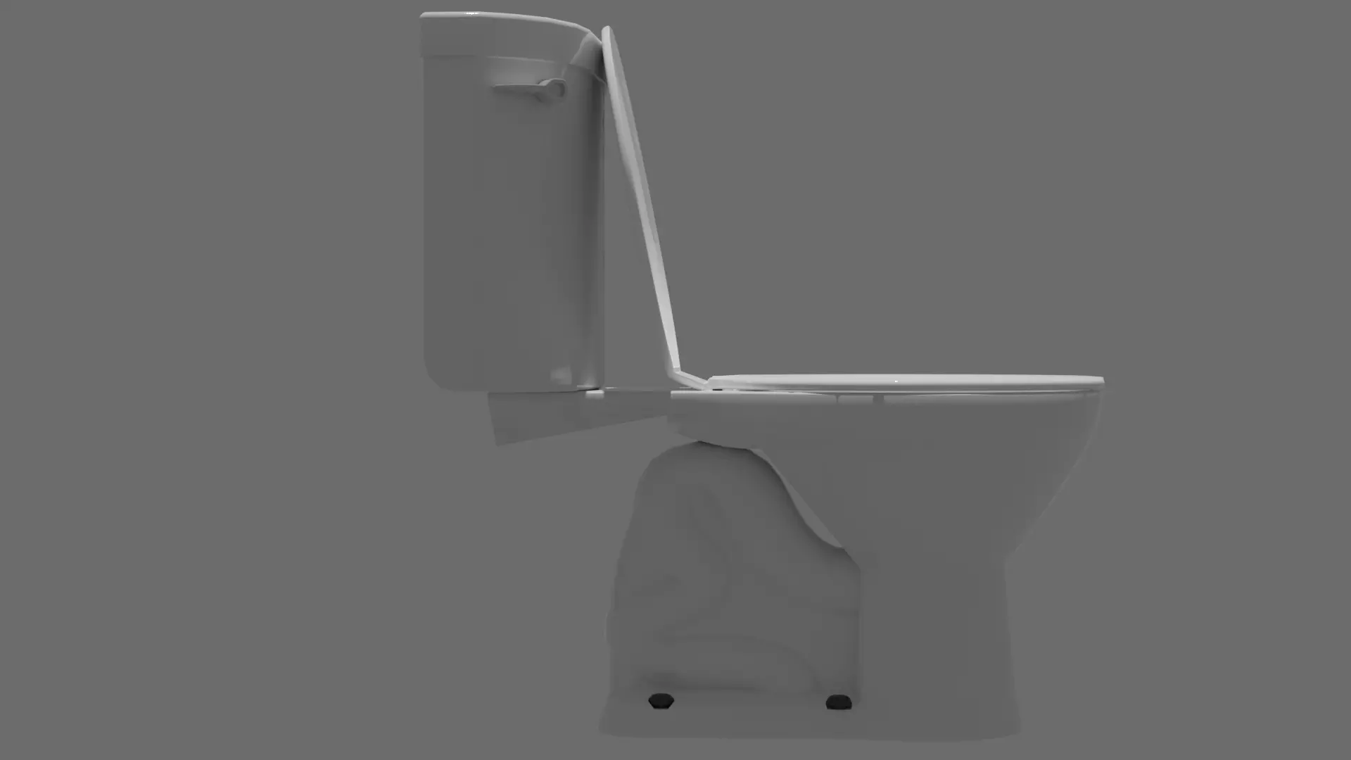Toilet Low-poly 3D model