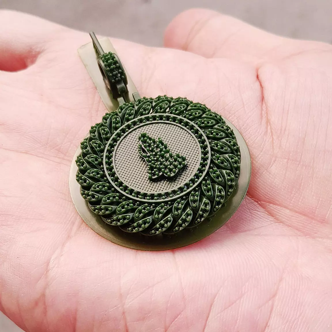 CUBAN Link PENDANT 3D print model_0