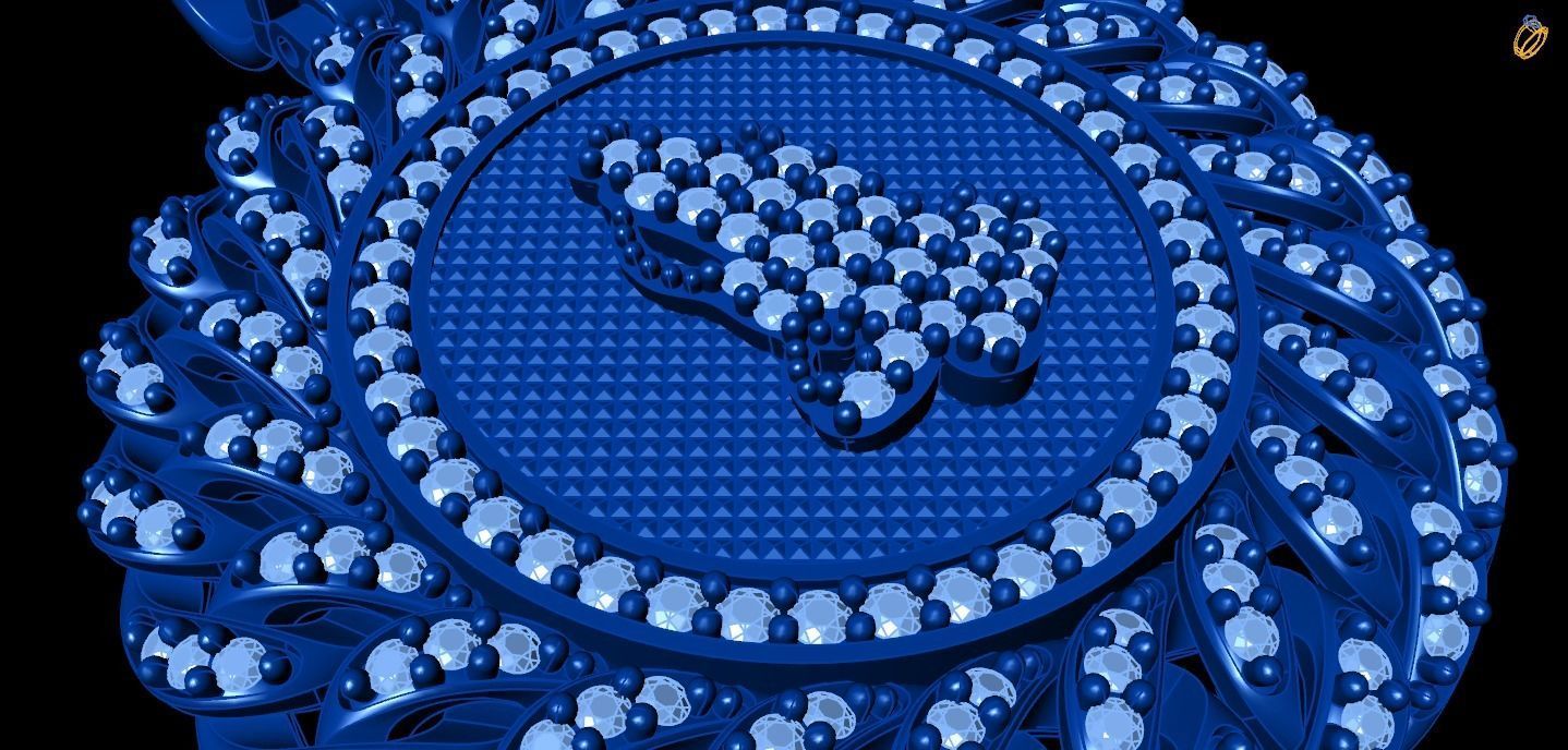 CUBAN Link PENDANT 3D print model_5