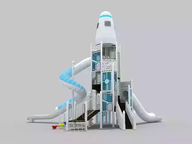 shuttle playground 3D model
