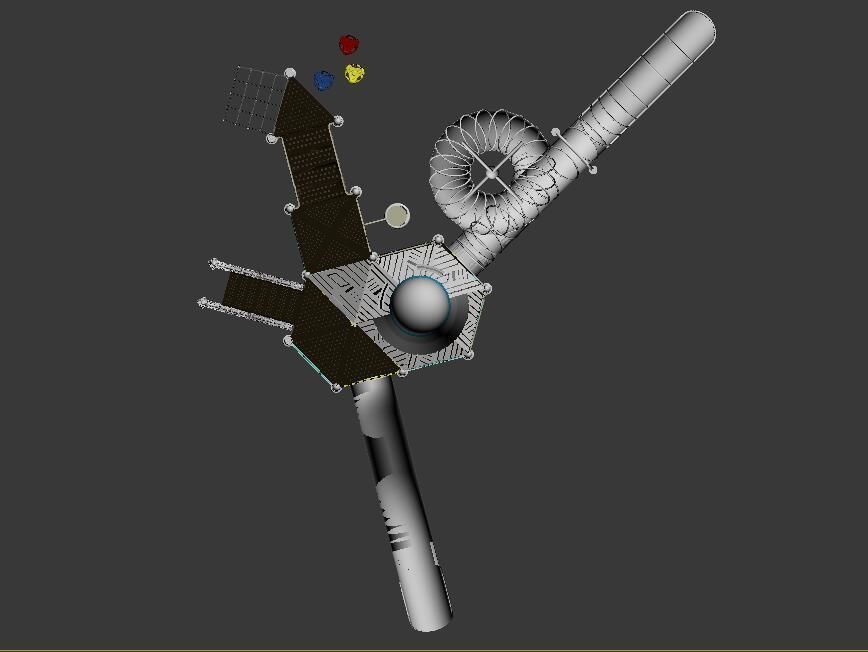 shuttle playground 3D model_3