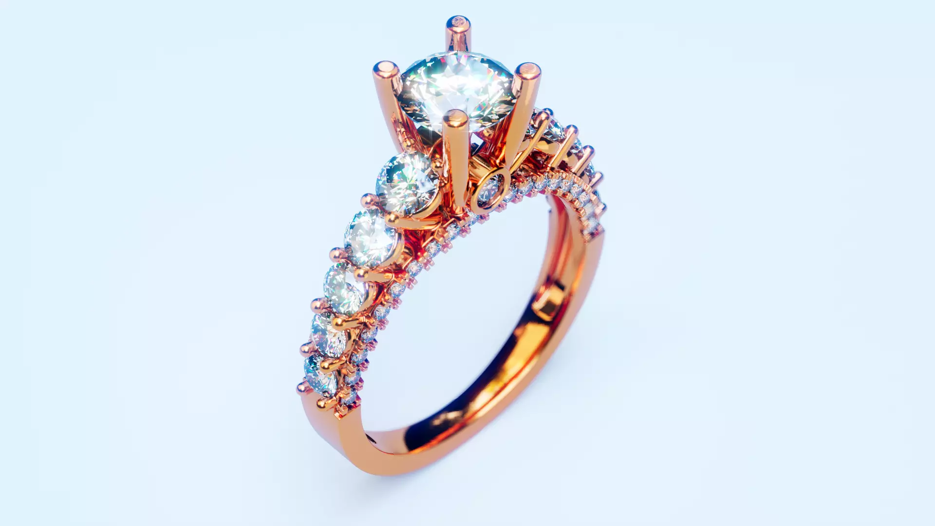 Engagement Ring 32 3D print model_0