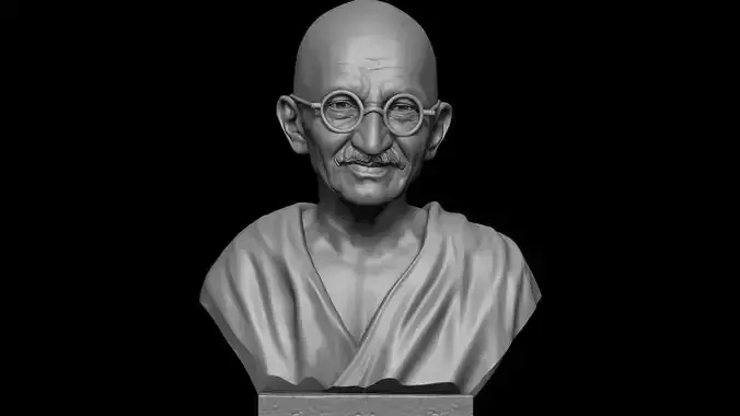 Mahatma Gandhi 3D print model