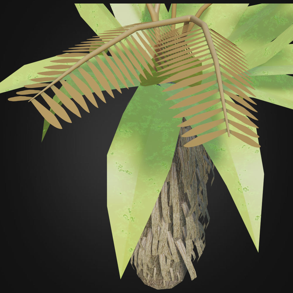 Tropical Plant 3D model_5