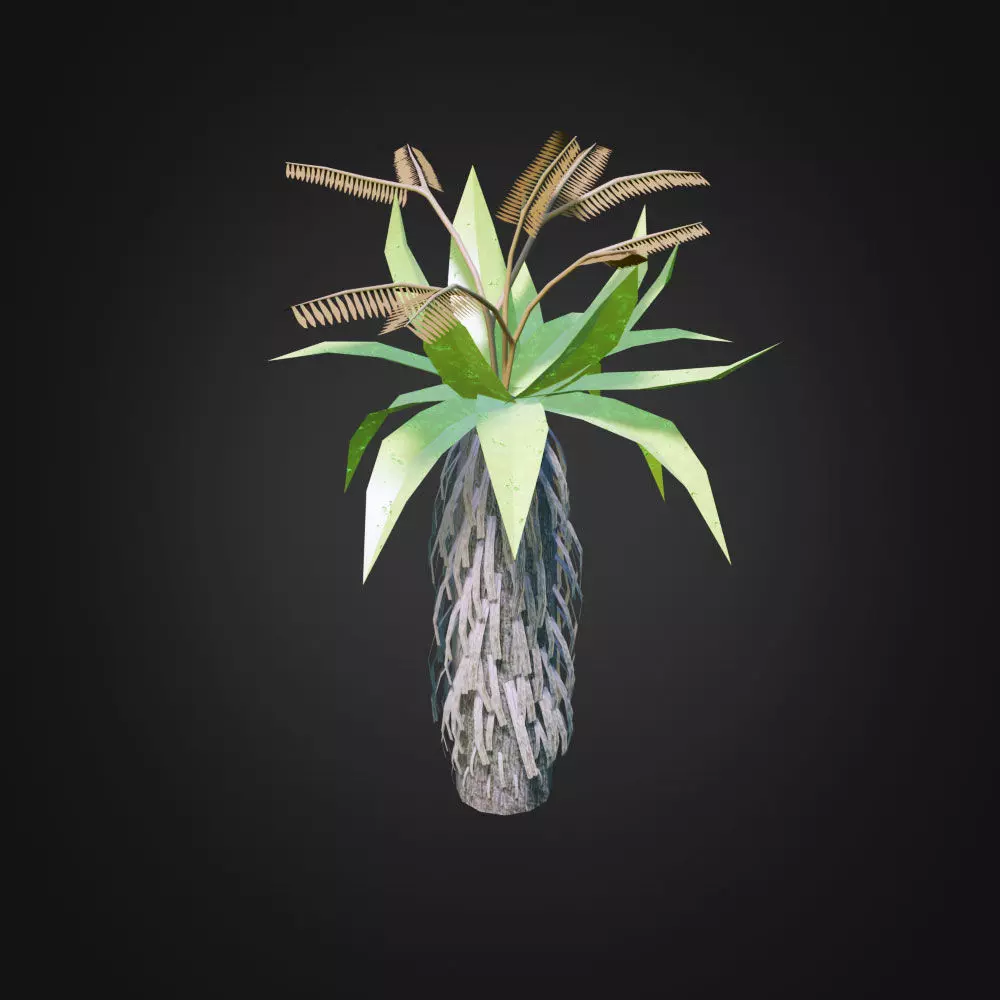 Tropical Plant 3D model_0