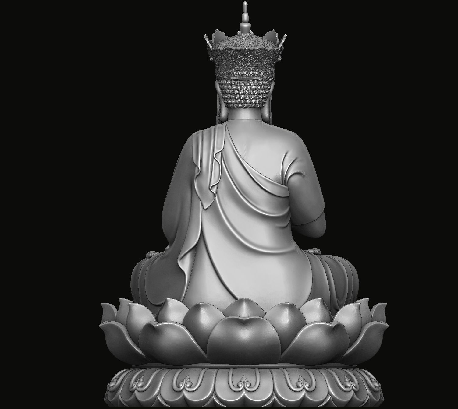 Buddha Statue 3D print model_1