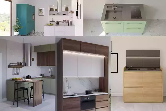 Minikitchens Collection - 7 models included 