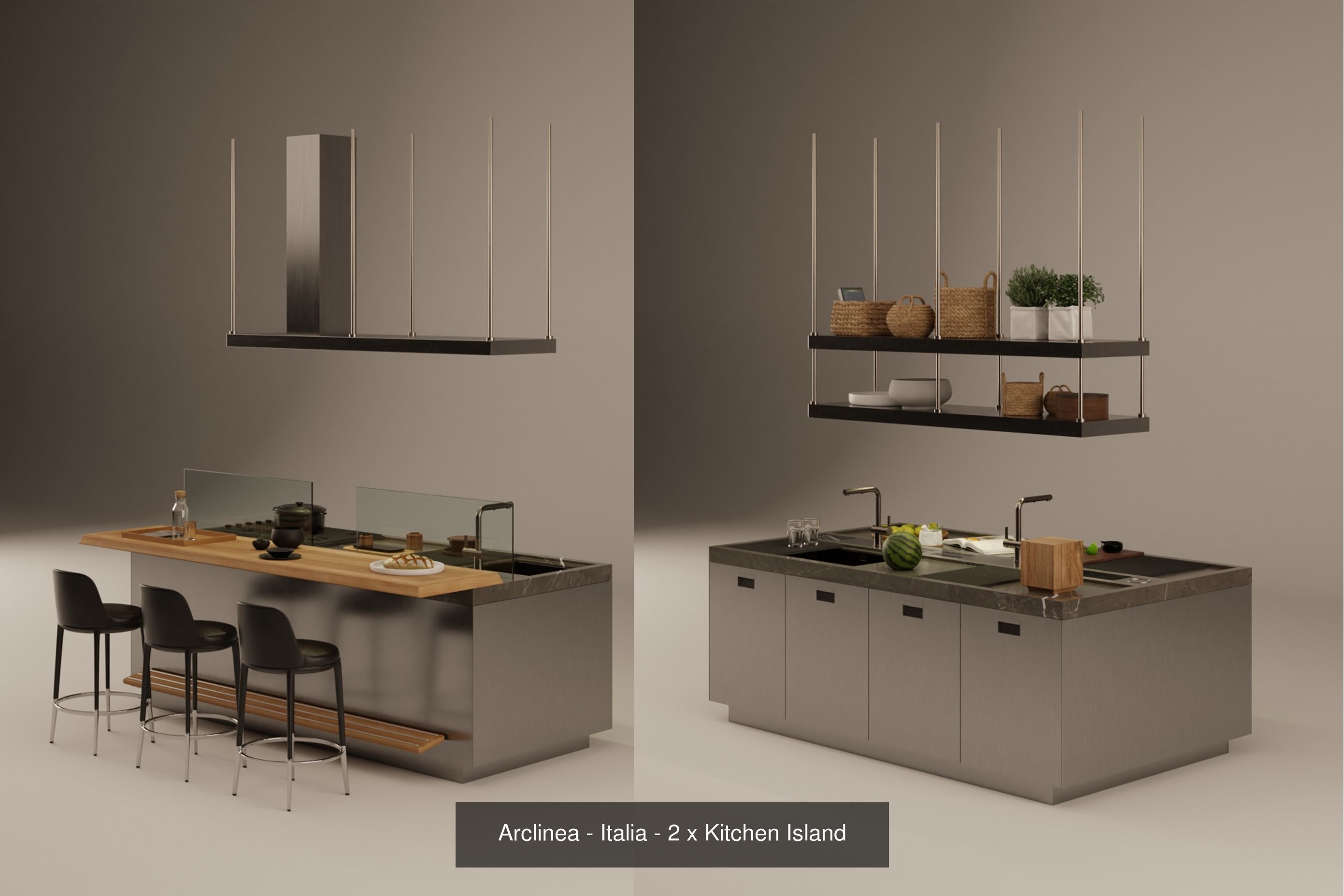 Arclinea Kitchen Collection - 6 models included _5