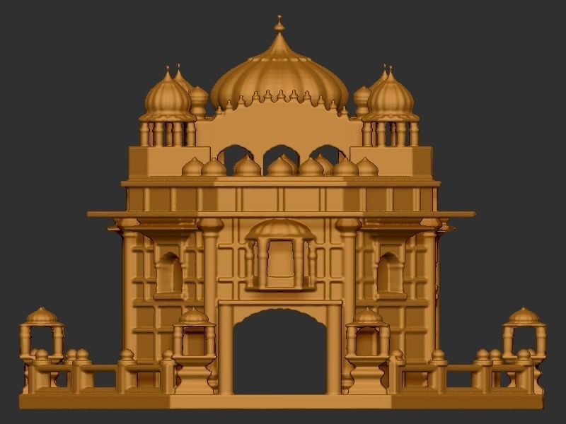 Golden Temple  3D print model_1