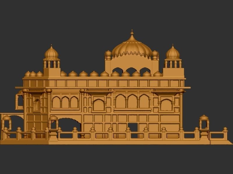 Golden Temple  3D print model_2