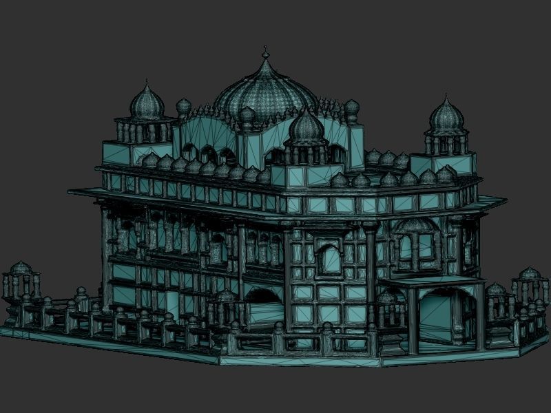 Golden Temple  3D print model_19