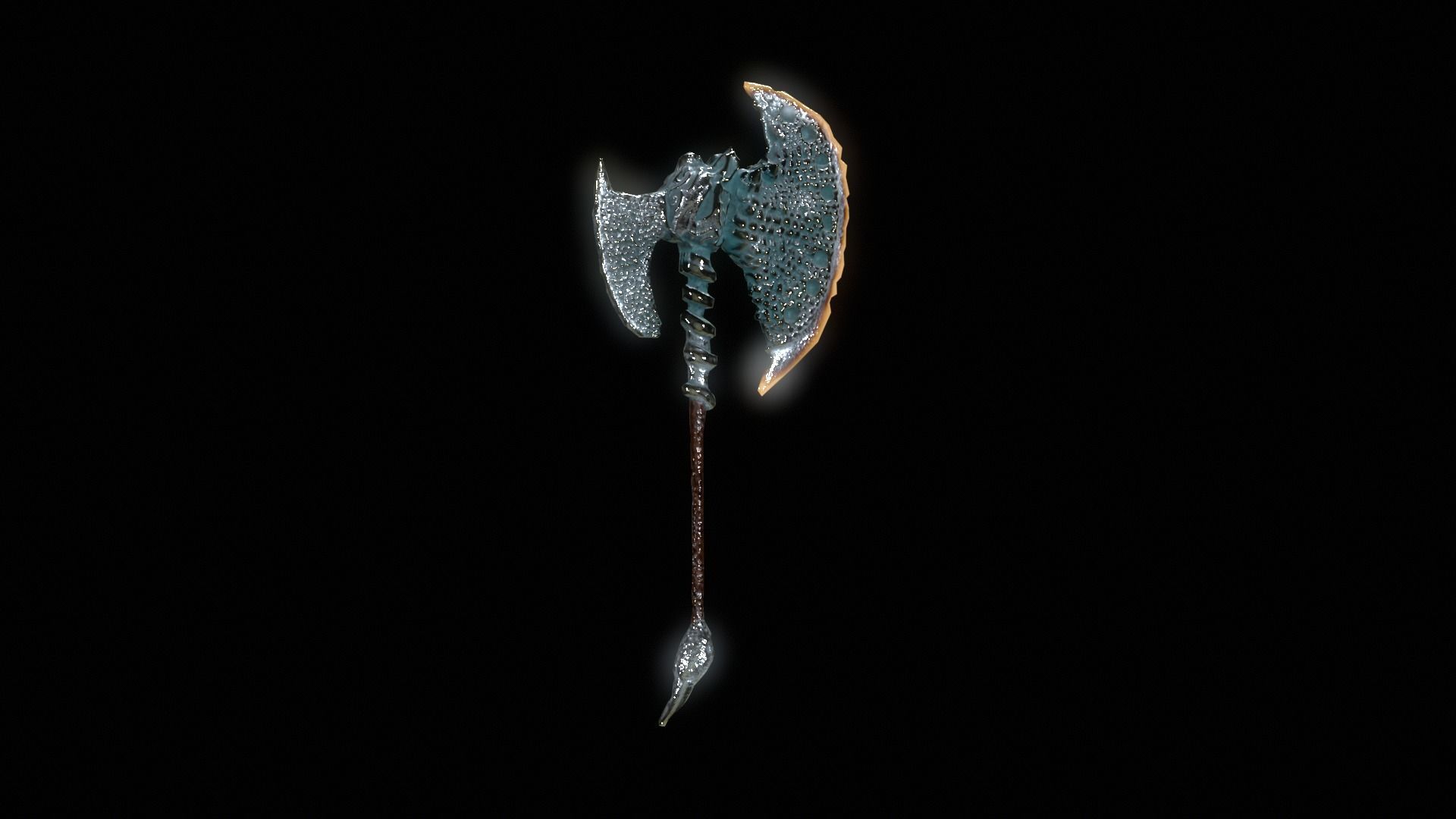 DarkFantasy sword Low-poly 3D model_4