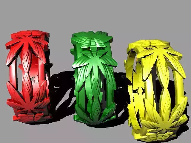 cannabis themed jewelry ring