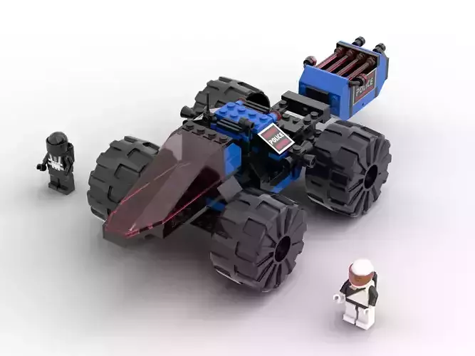 LEGO POLICE SPY-TRAK I 6895 3D print model