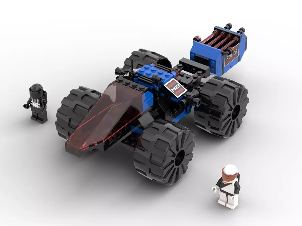 LEGO POLICE SPY-TRAK I 6895 3D print model_0