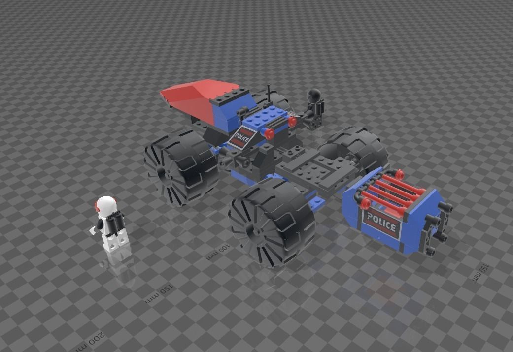 LEGO POLICE SPY-TRAK I 6895 3D print model_5